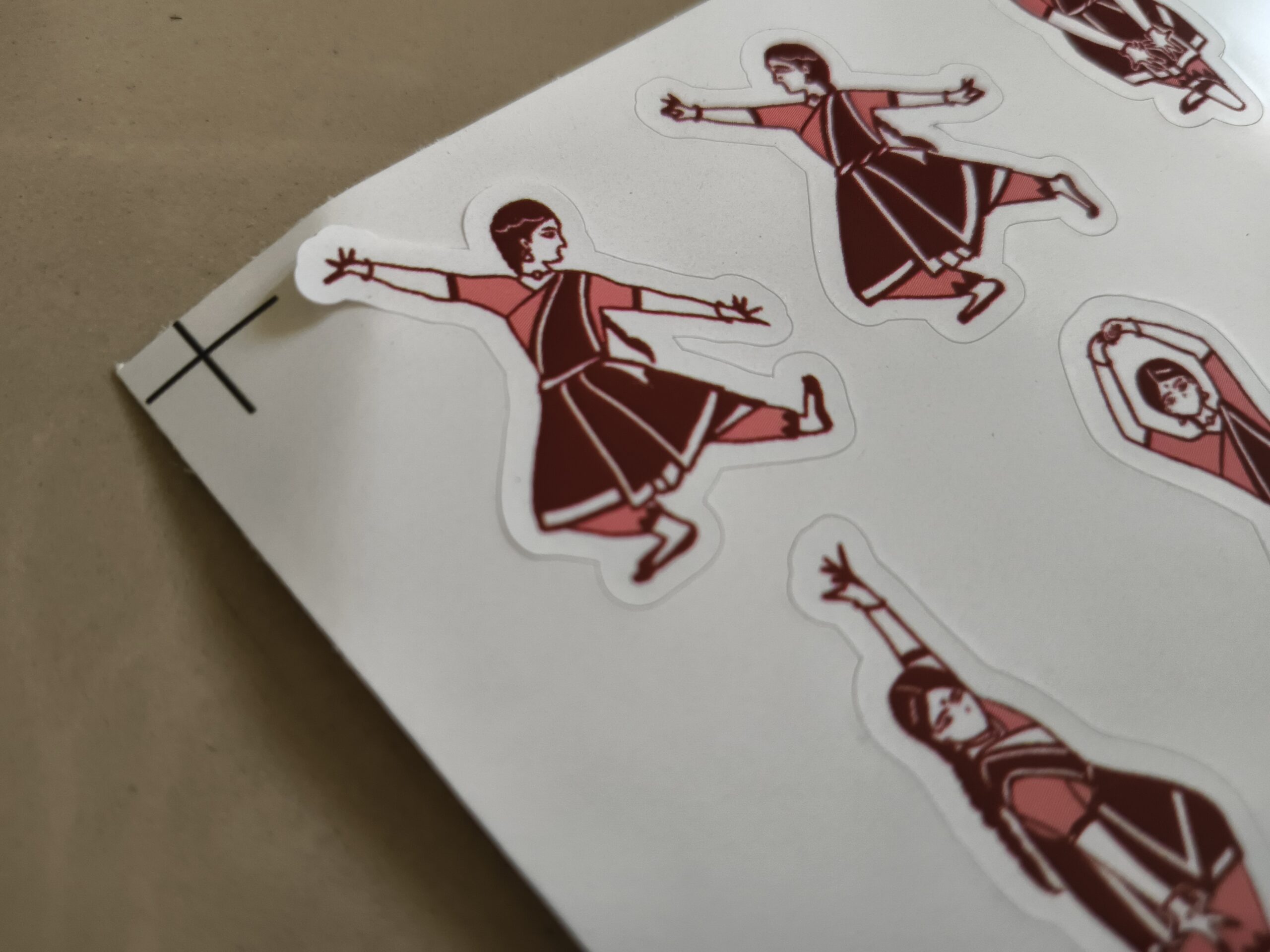 Bharatnatyam adavu stickers - Image 2