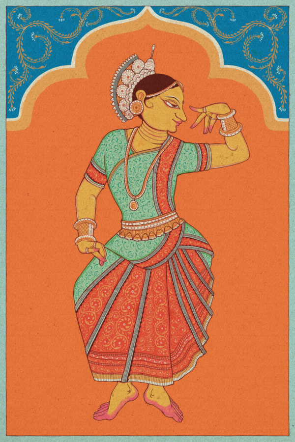 Odissi - Pattachitra art style