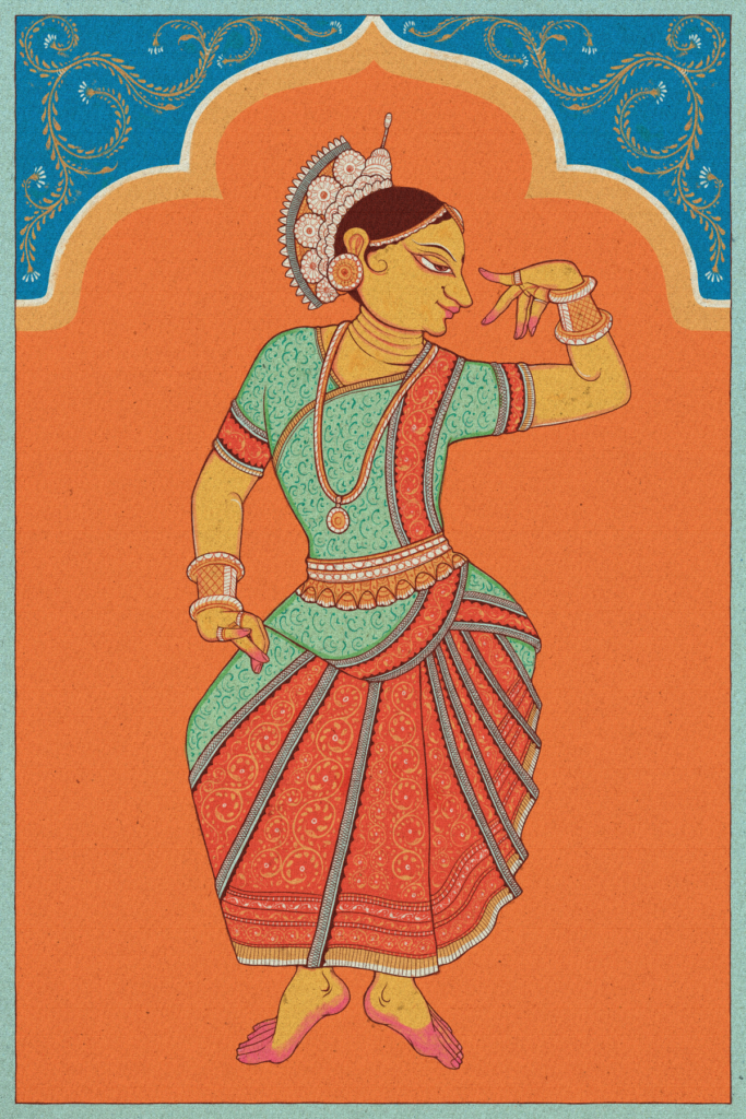Odissi - Pattachitra art style