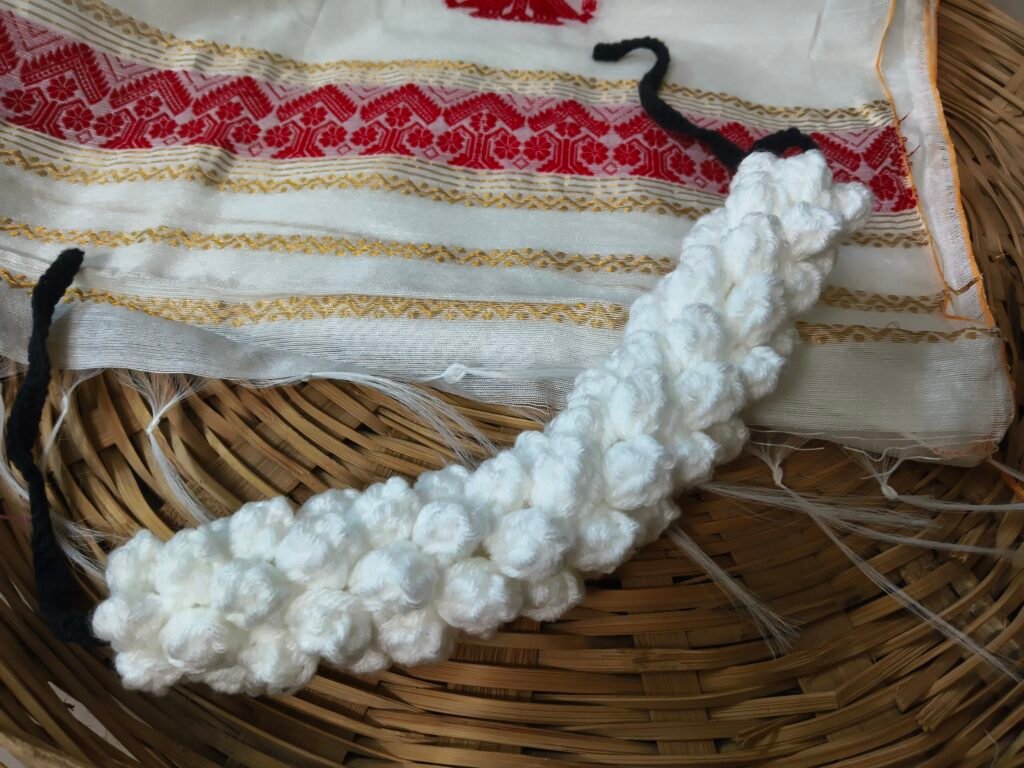 Crochet by Srilatha | Gajra (hair flowers) | White