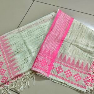Handloom Shawl | Temple border - Image 1