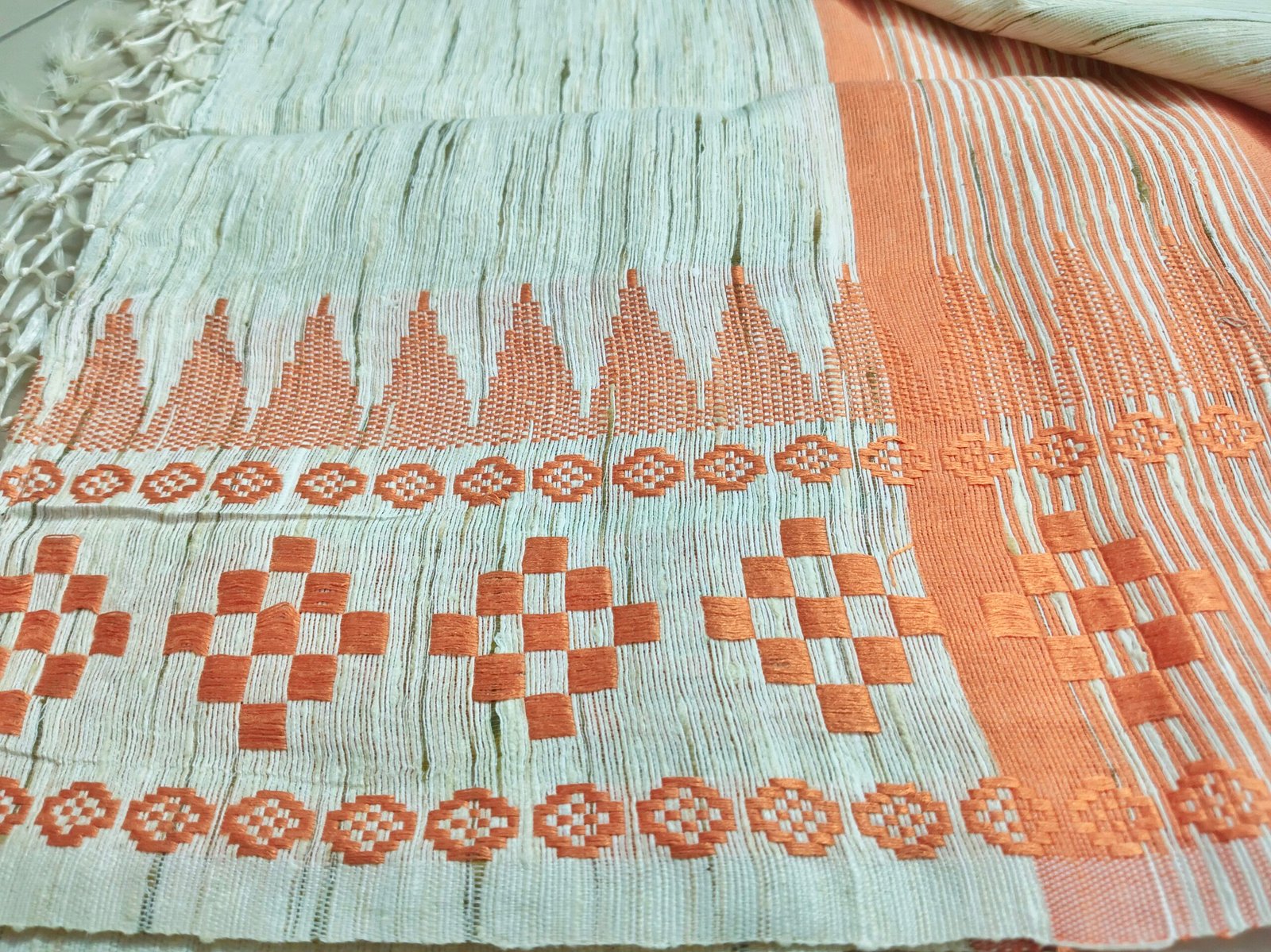 Handloom Shawl | Temple border - Image 6