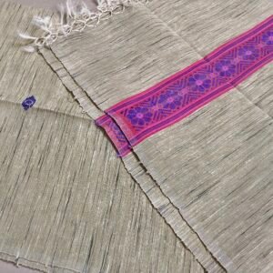 Handloom Shawl | Flower border & buta - Image 1