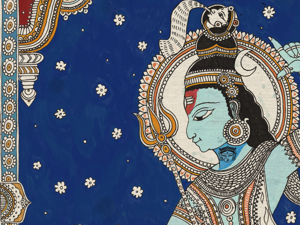 Neelalohita - Kalamkari Art